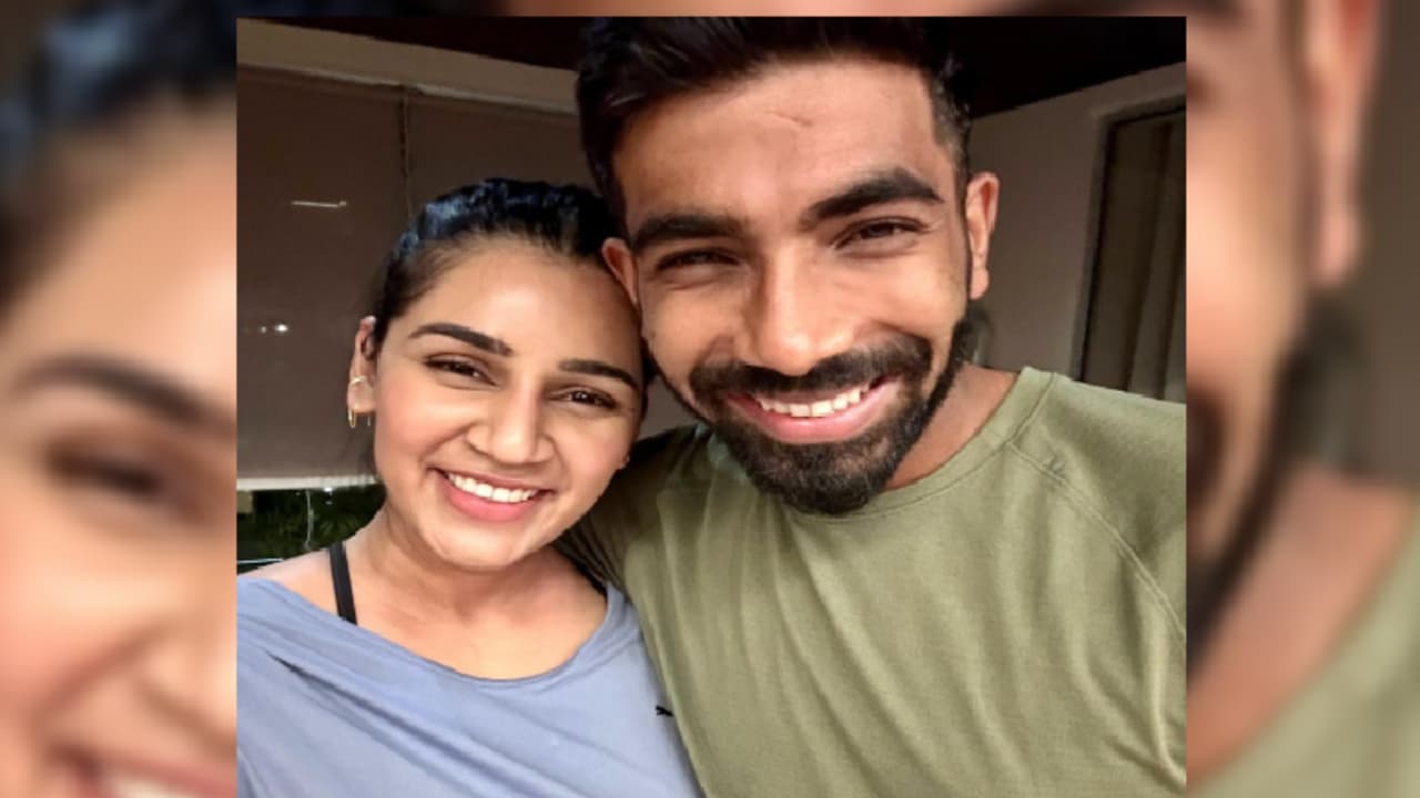 Jasprit Bumrah Sanjana Ganesan Jasprit Bumrah Sanjana Ganesan