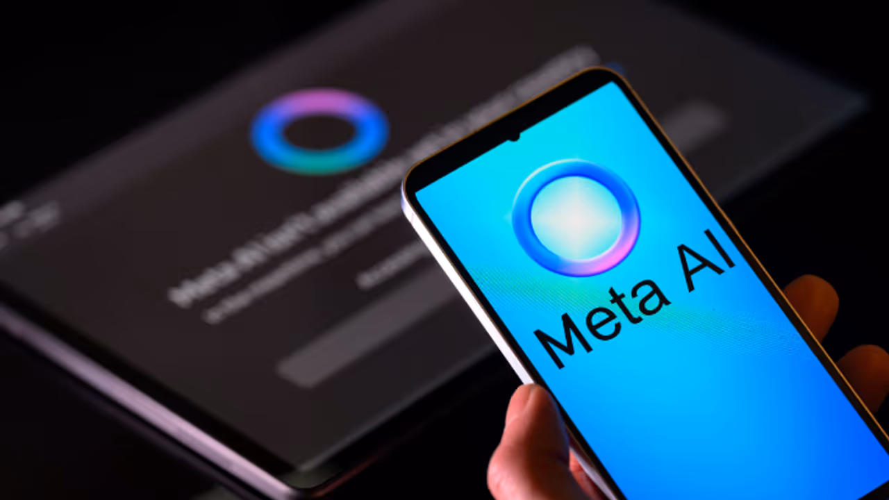 Meta AI logo Meta AI logo