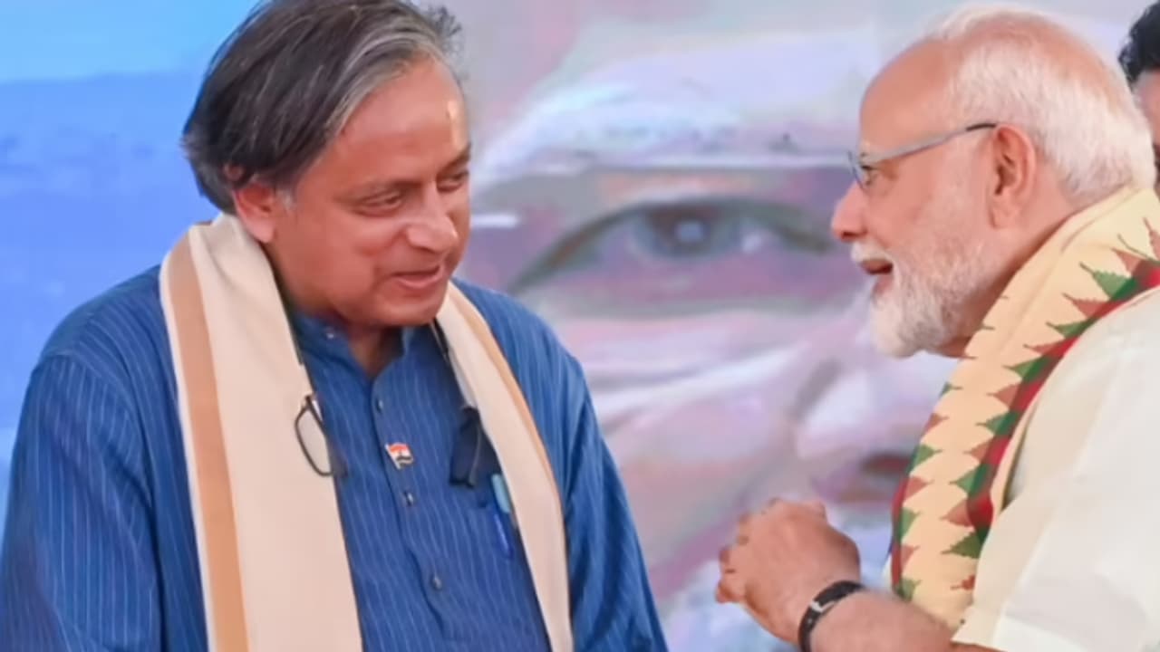 modi and tharoor
