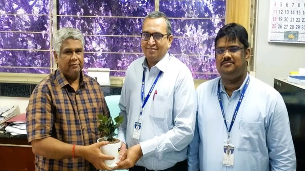 Bank of India representatives visited Auroville Foundation