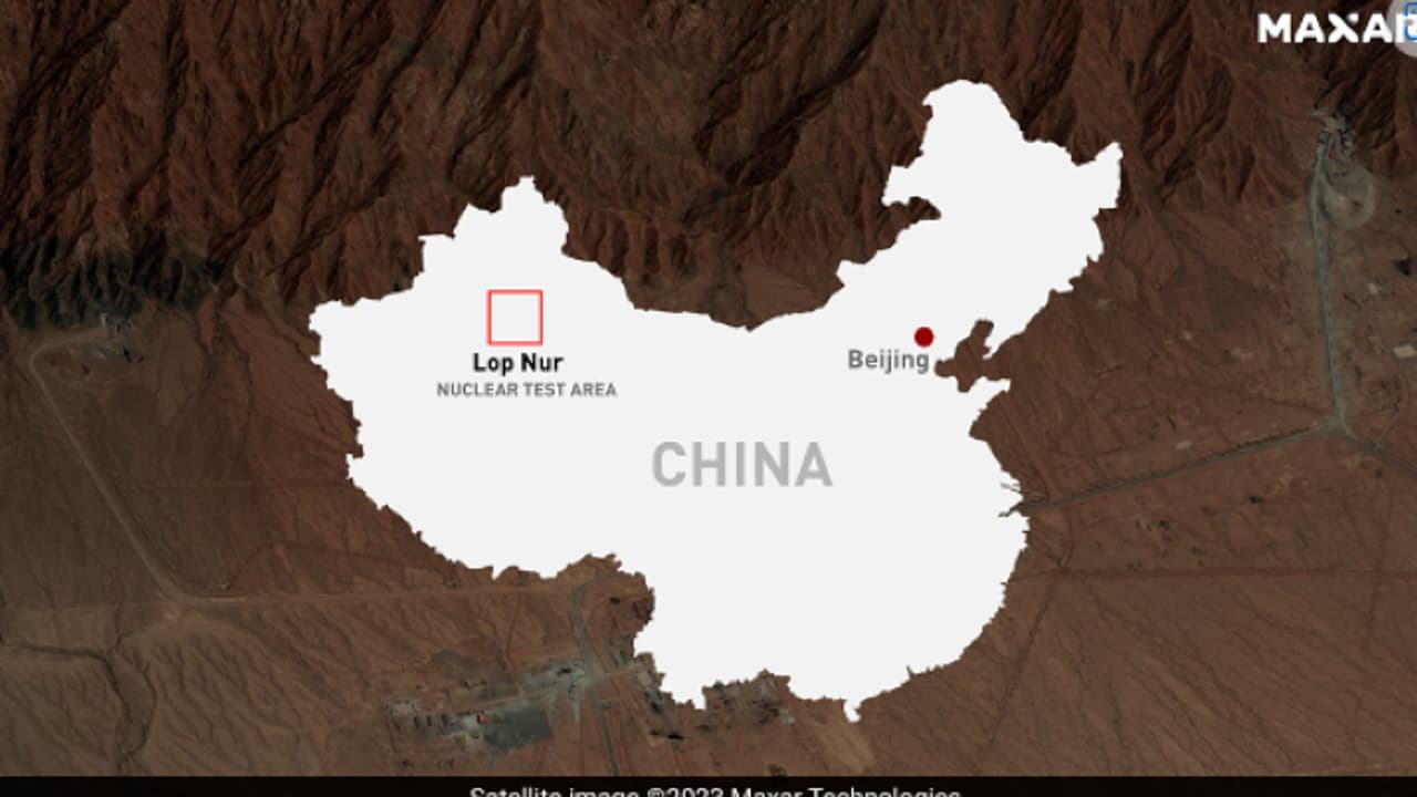 Lop Nur satellite image Lop Nur satellite image