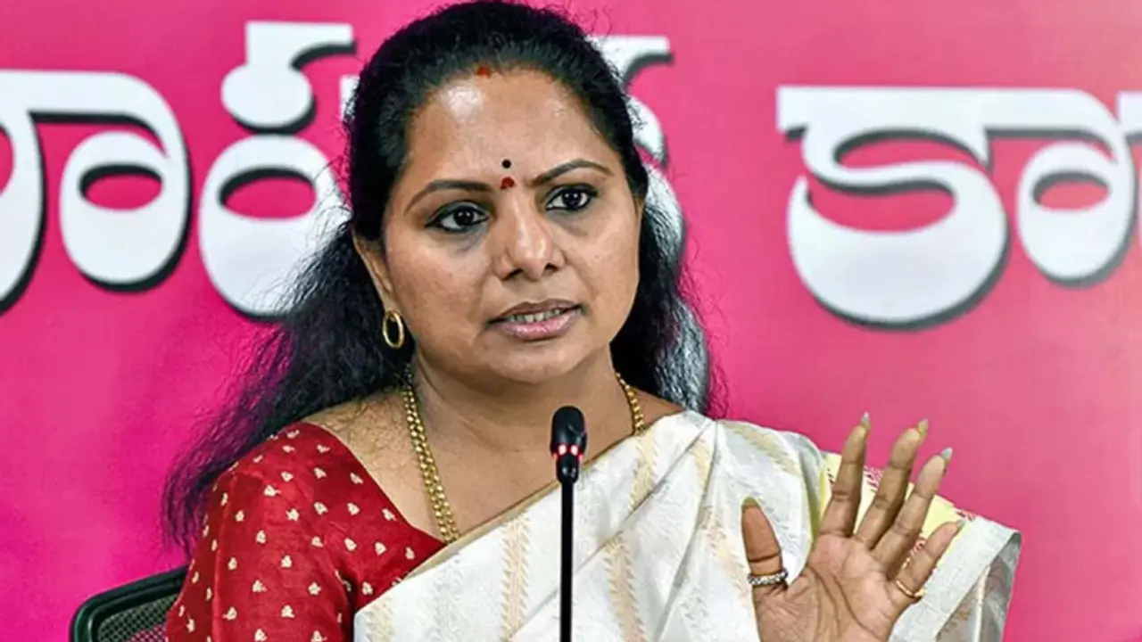 BRS Leader k Kavita.j