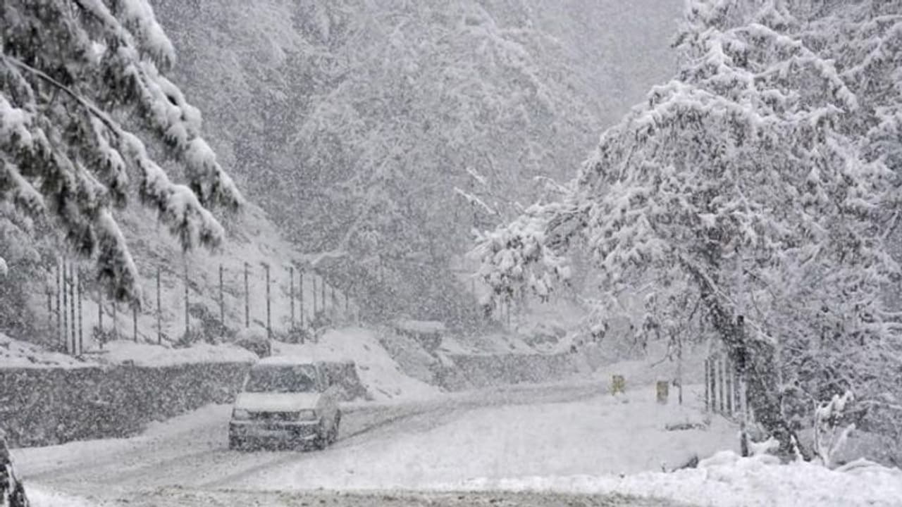 snow fall continues in kashmir snow fall continues in kashmir
