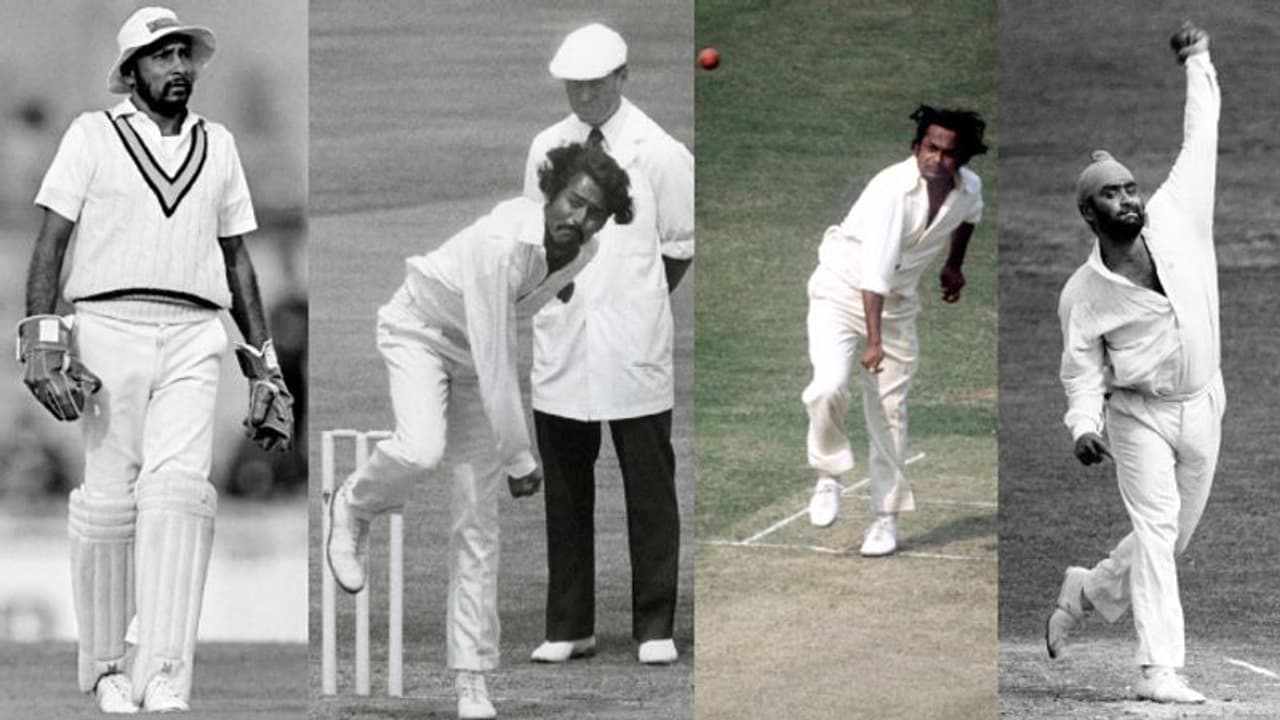 Syed Kirmani, BS Chandrasekhar, EAS Prasanna, Bishan Singh Bedi