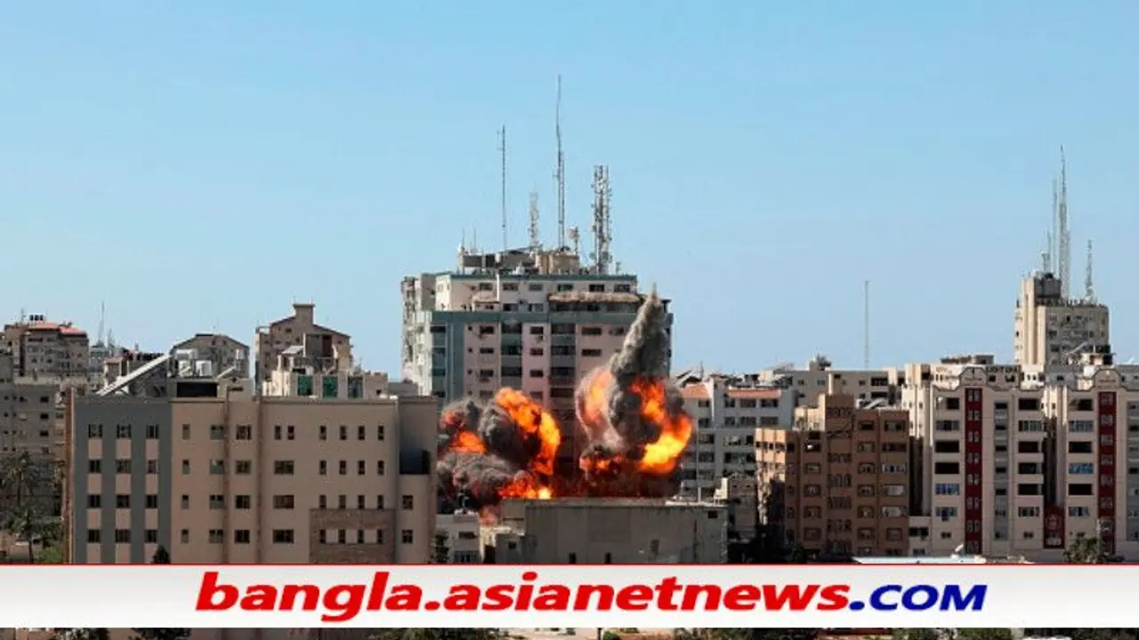 Israeli missiles destroy Gaza tower housing offices of Al Jazeera, AP Report Israeli missiles destroy Gaza tower housing offices of Al Jazeera, AP Report