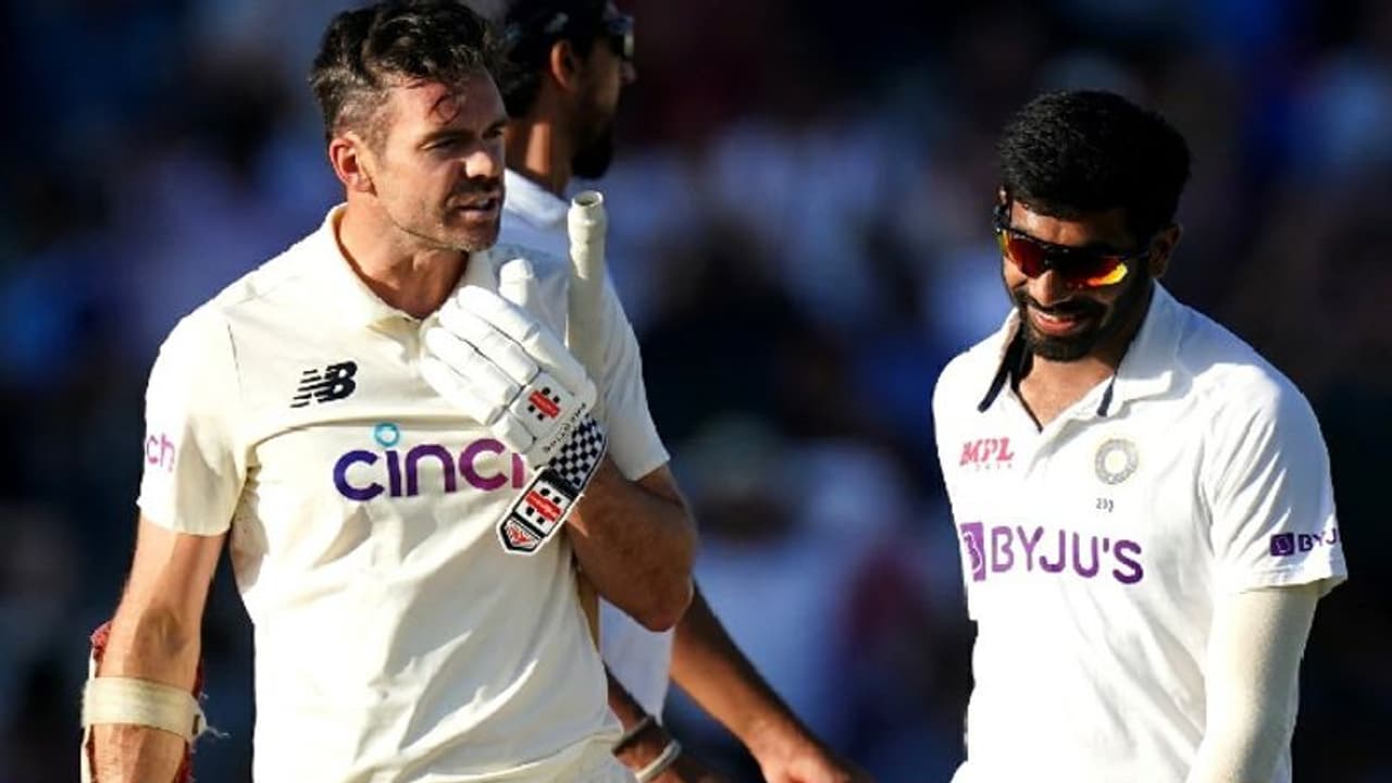 James Anderson Jasprit Bumrah James Anderson Jasprit Bumrah