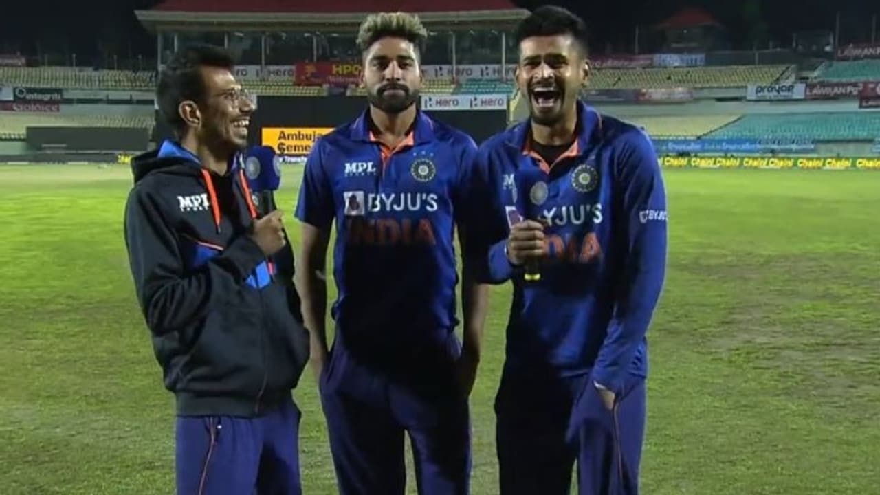 Mohammed Siraj, Yuzvendra Chahal, Shreyas Iyer, India vs Sri Lanka, IND vs SL 3rd T20I Mohammed Siraj, Yuzvendra Chahal, Shreyas Iyer, India vs Sri Lanka, IND vs SL 3rd T20I