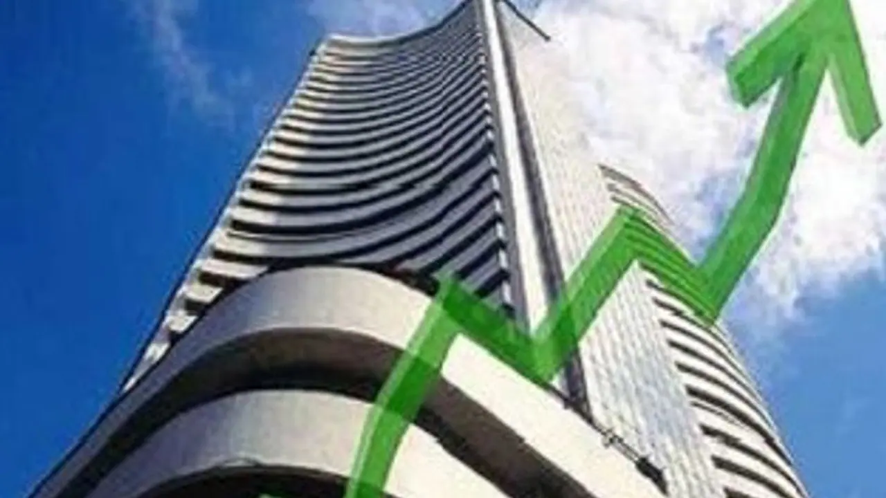 Sensex up