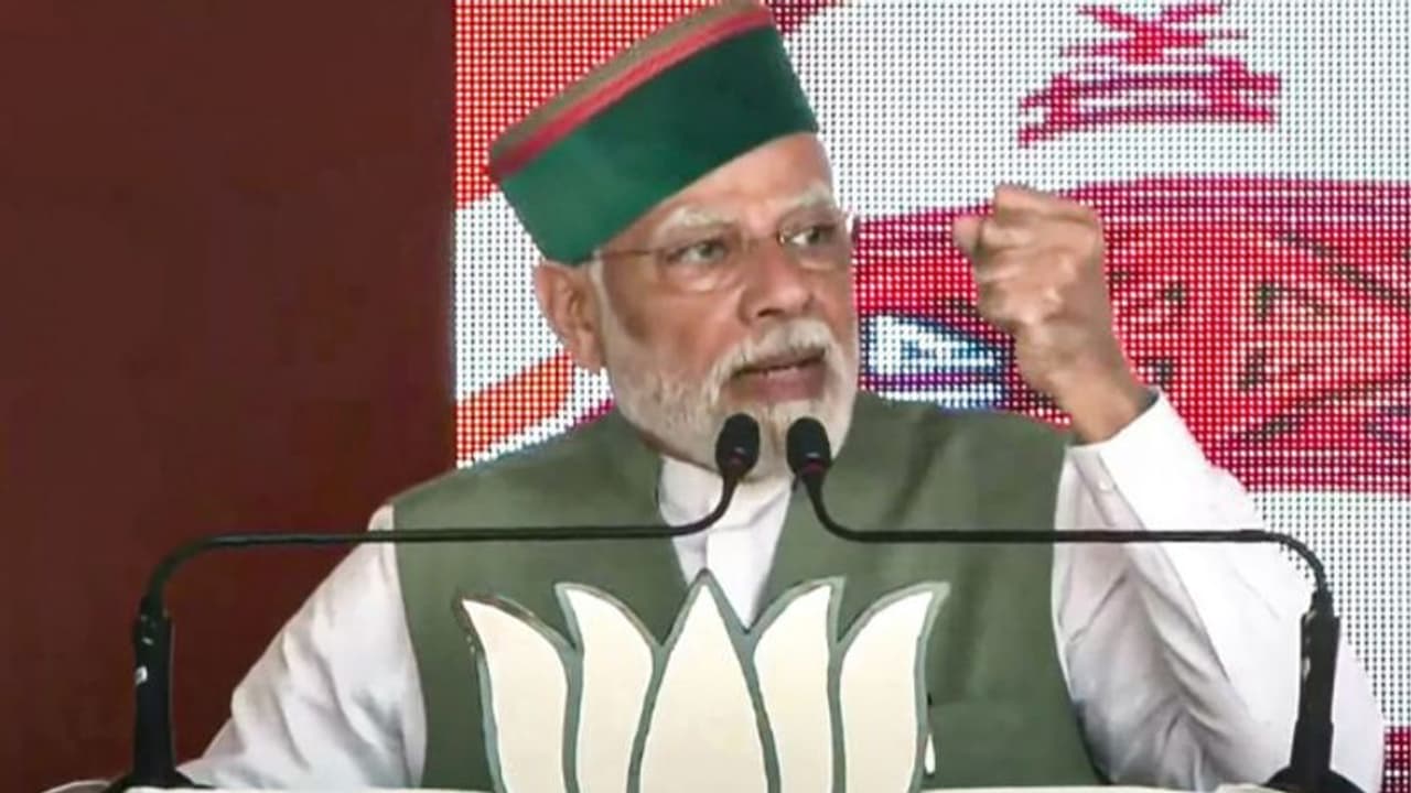 PM Modi at HP poll rally