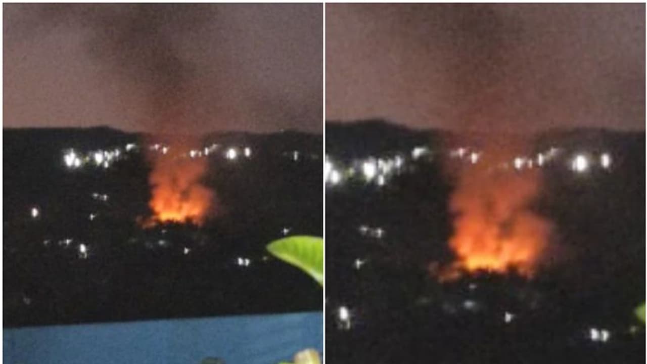 gunfight broke out between a group and police commandos in Manipur border town Moreh gunfight broke out between a group and police commandos in Manipur border town Moreh