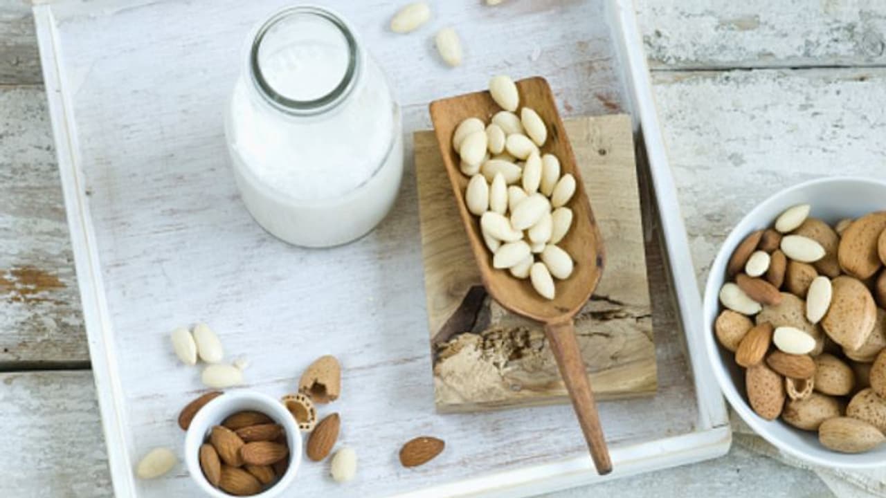 almond milk almond milk