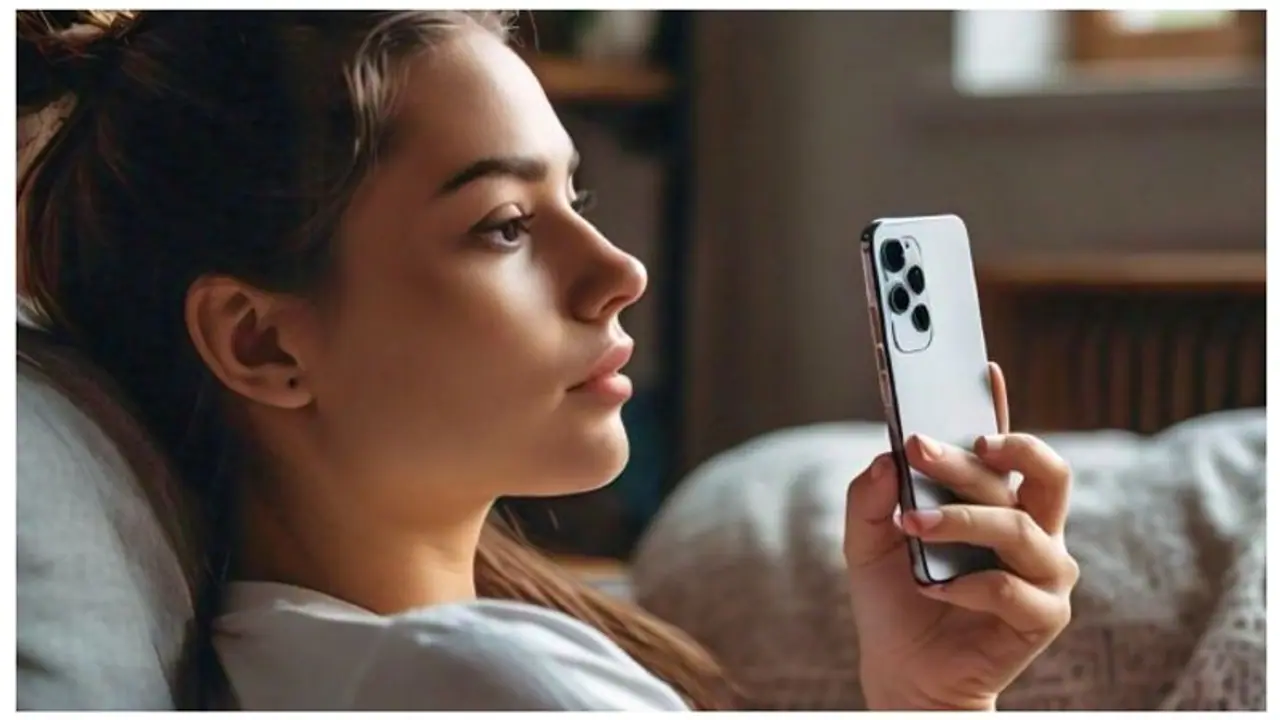 woman with a phone woman with a phone