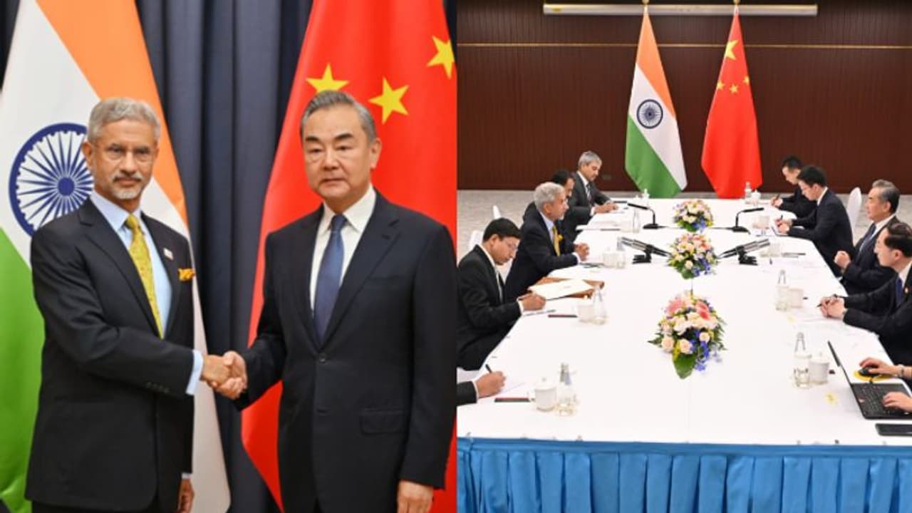 S Jaishankar meets Chinese counterpart S Jaishankar meets Chinese counterpart