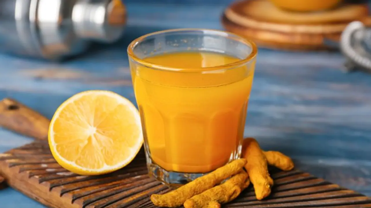 lemon turmeric water