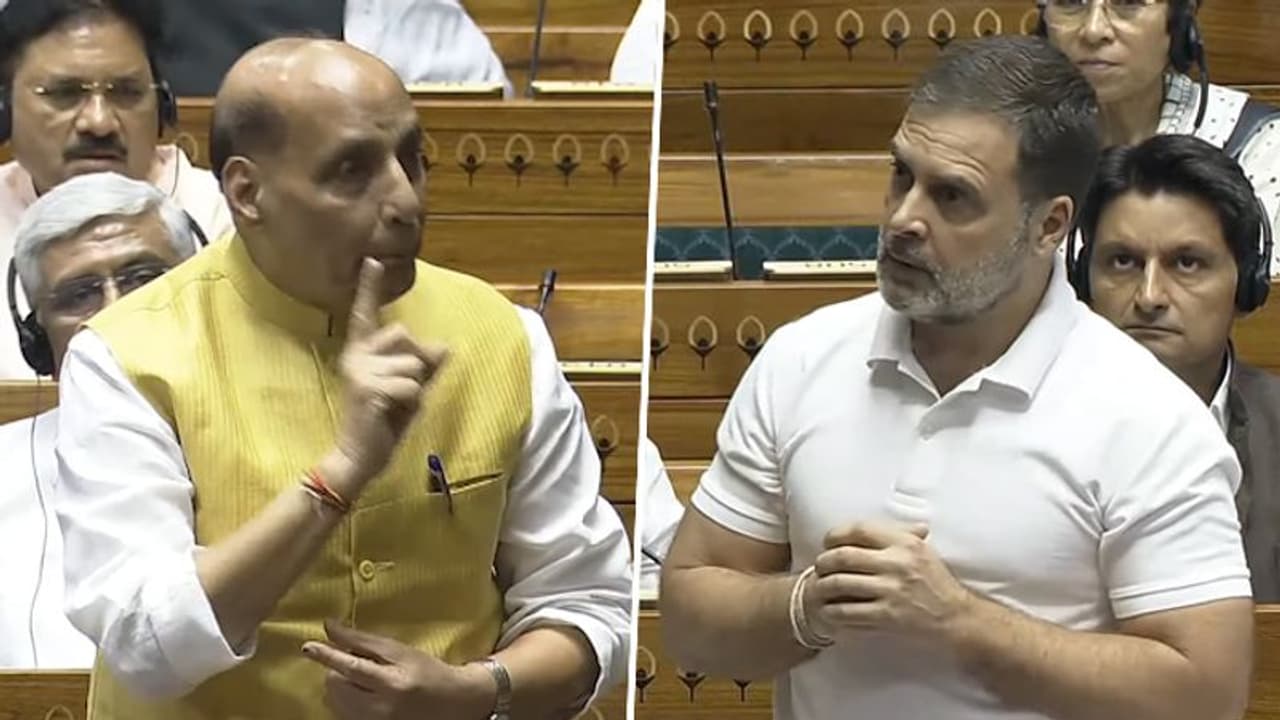 Rahul Gandhi Retaliates At Rajnath, Says Agniveers' Families Received Insurance Not Compensation Rahul Gandhi Retaliates At Rajnath, Says Agniveers' Families Received Insurance Not Compensation