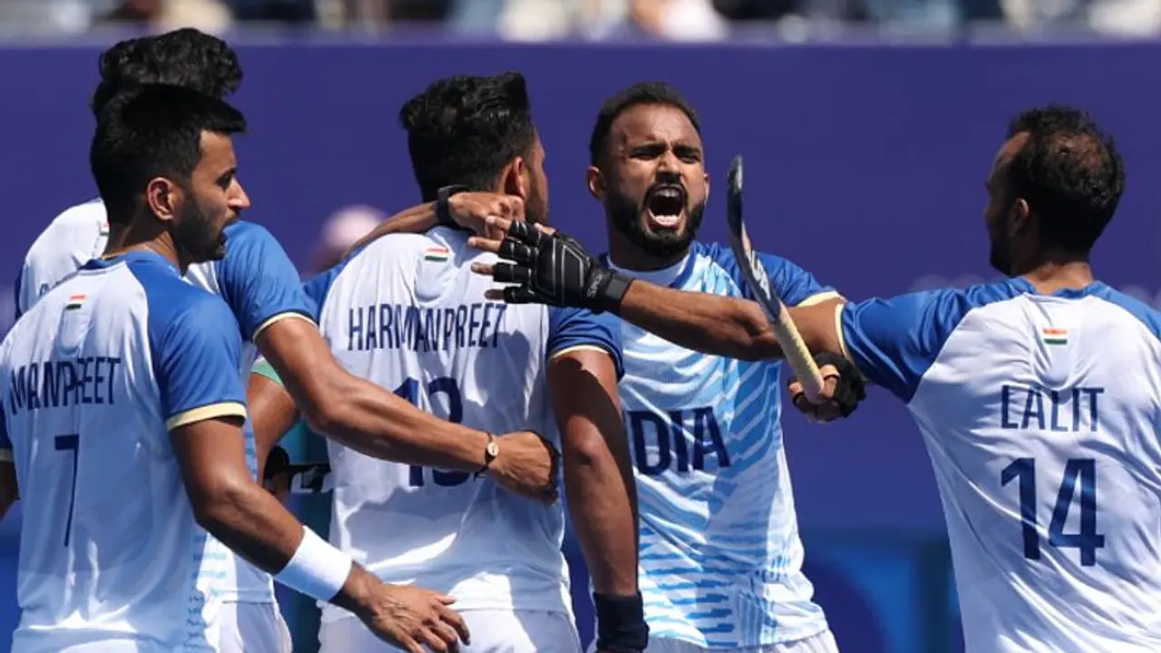 Harmanpreet Singh scores against Argentina Harmanpreet Singh scores against Argentina