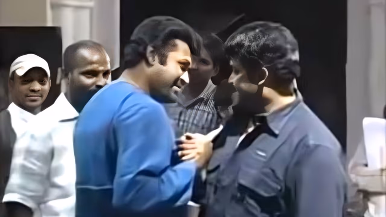 chotta mumbai viral location video manoj k jayan came to see mohanlal from big set starring him with mammootty