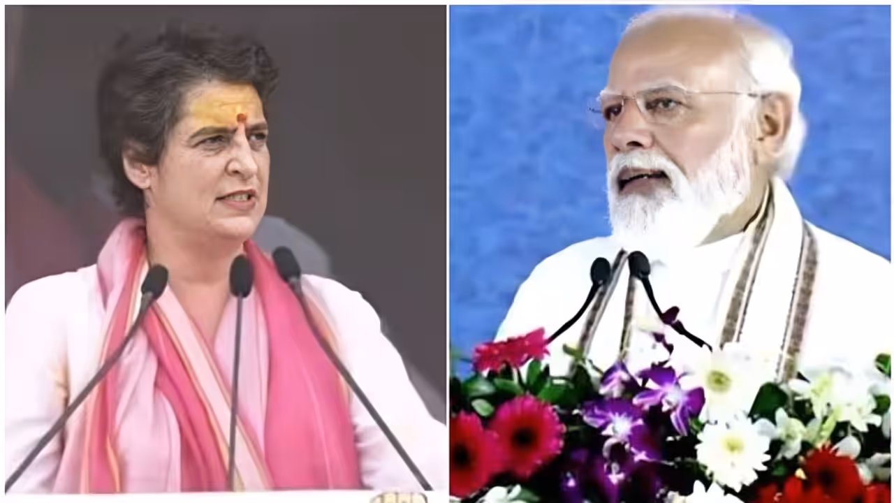 Priyanka Gandhi, Narendra Modi