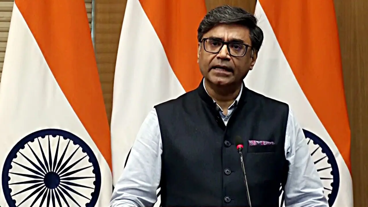 Vikram Misri addresses the media