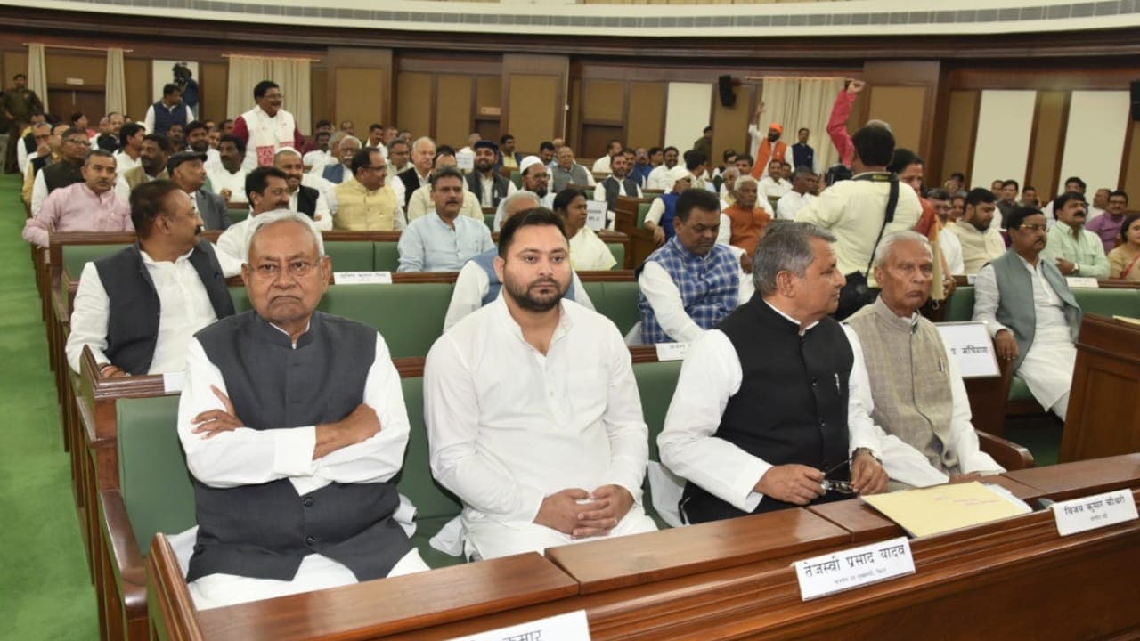 nitish kumar & tejashwi yadav nitish kumar & tejashwi yadav