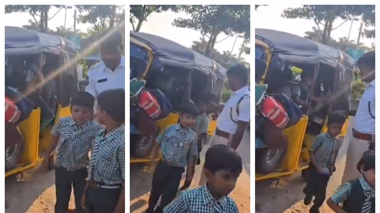 23 children got off the auto Police seized the vehicle 23 children got off the auto Police seized the vehicle