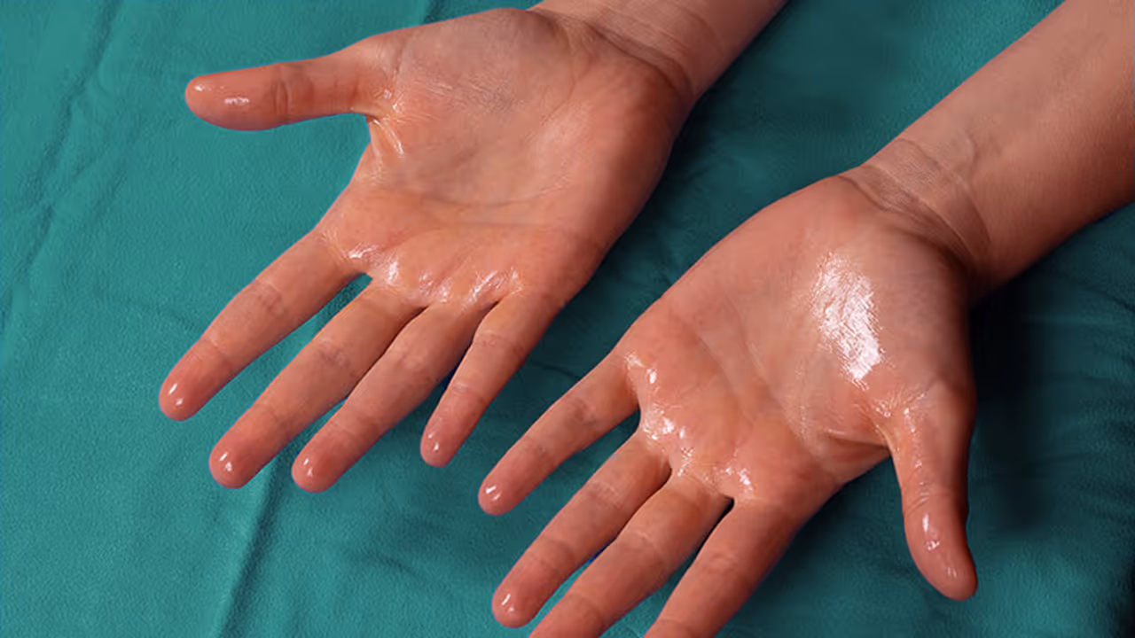 sweaty hands sweaty hands