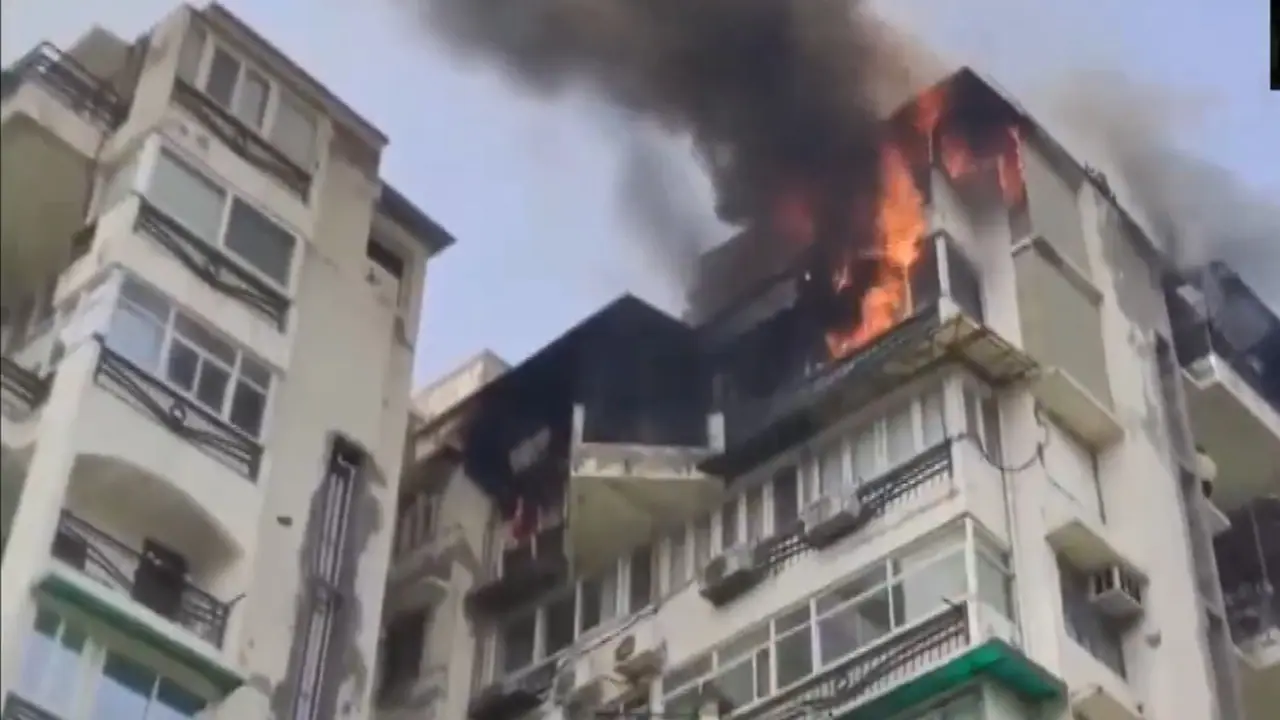 Fire in Delhi's Dwarka