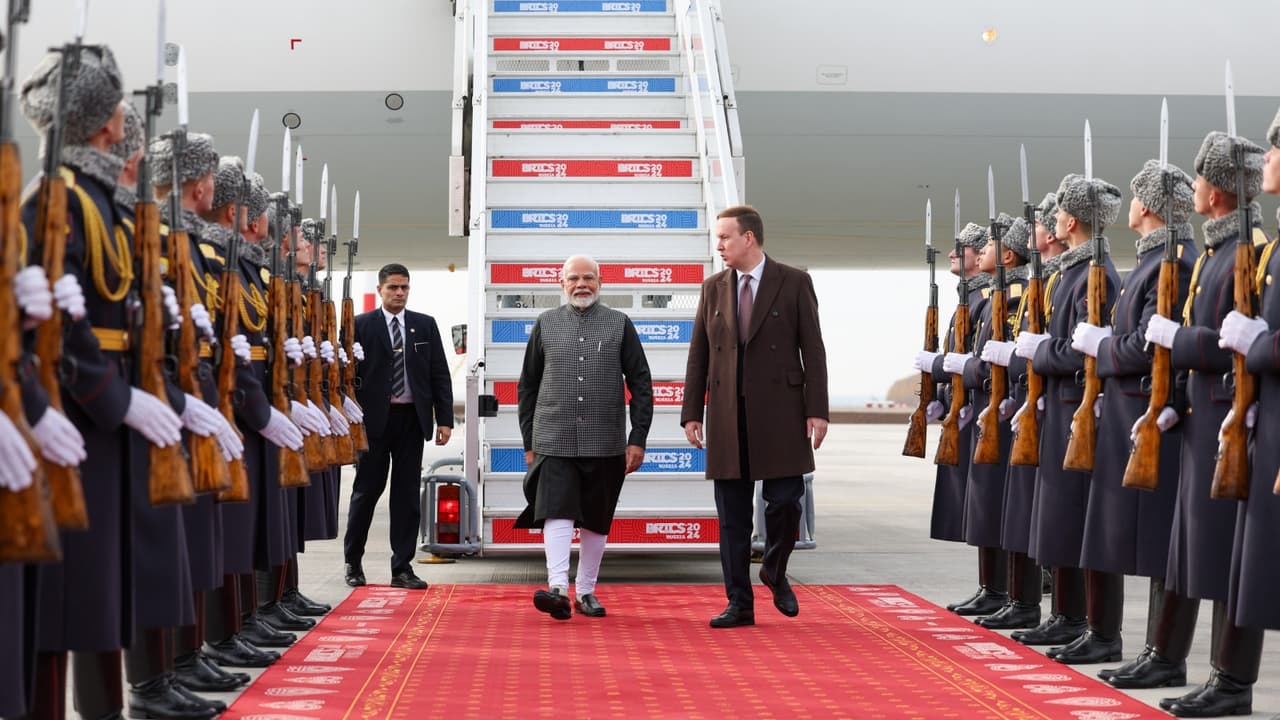 PM Modi in Kazan Russia PM Modi in Kazan Russia