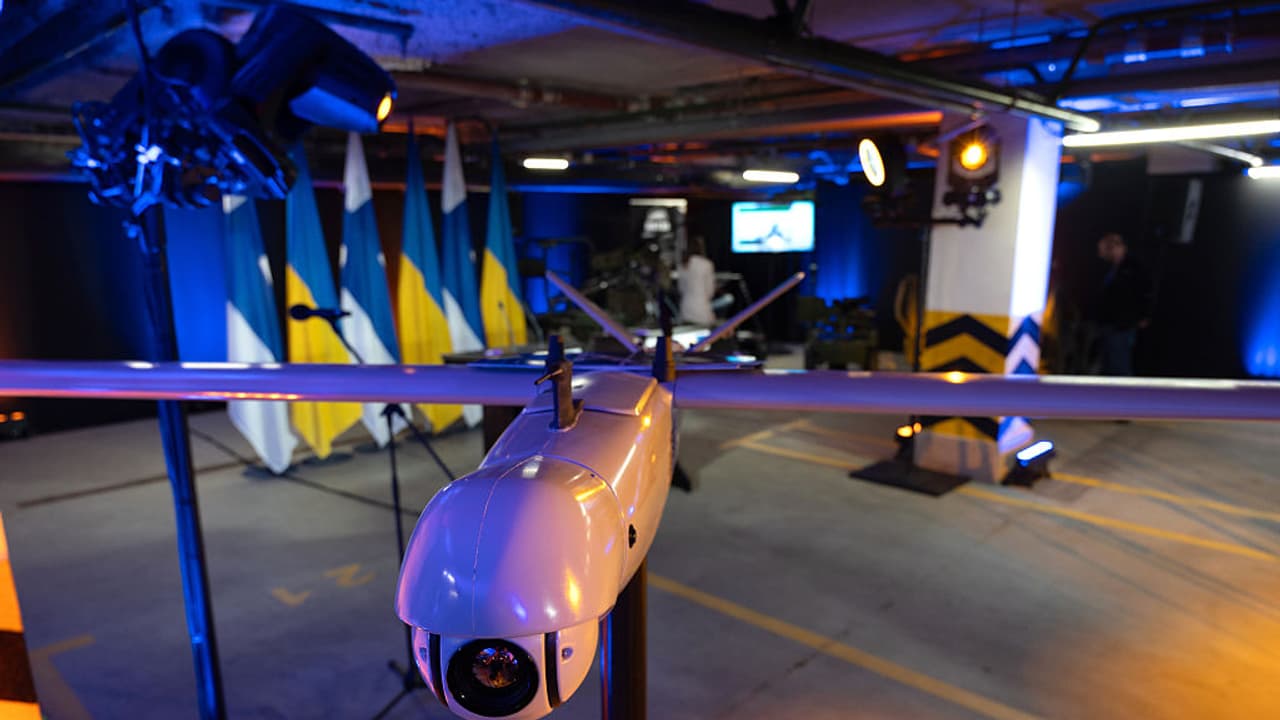 A Leleka 100 Ukrainian drone