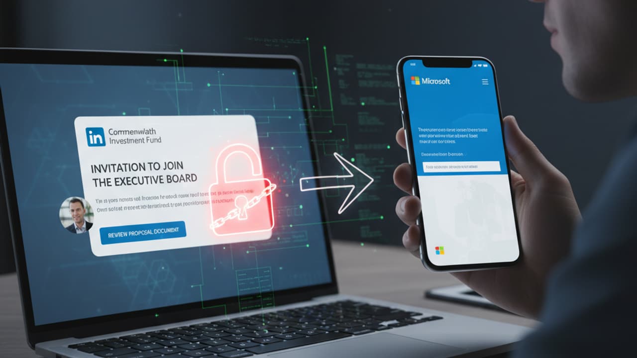 LinkedIn phishing scam 