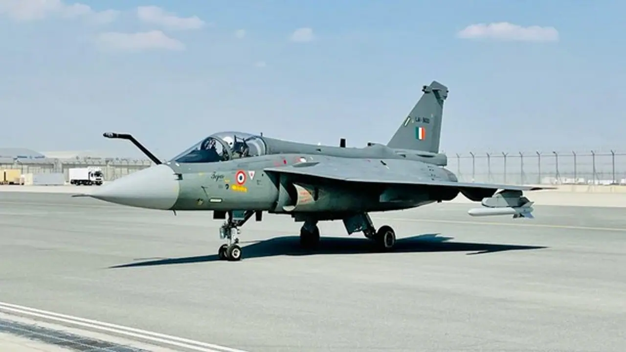 Light combat aircraft of Tejas (Photo/X@IAF_MCC)