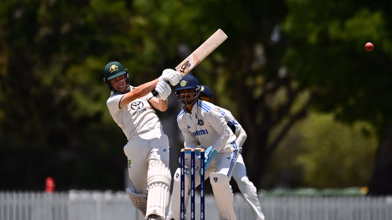 Nathan McSweeney of Australia A