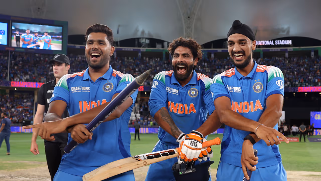 Harshit Rana, Ravindra Jadeja, and Arshdeep Singh Harshit Rana, Ravindra Jadeja, and Arshdeep Singh