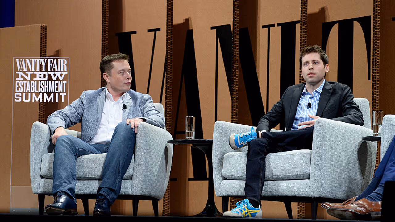 Elon Musk and Sam Altman