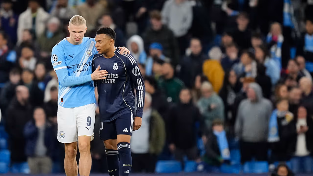 Erling Haaland, Kylian Mbappe Erling Haaland, Kylian Mbappe
