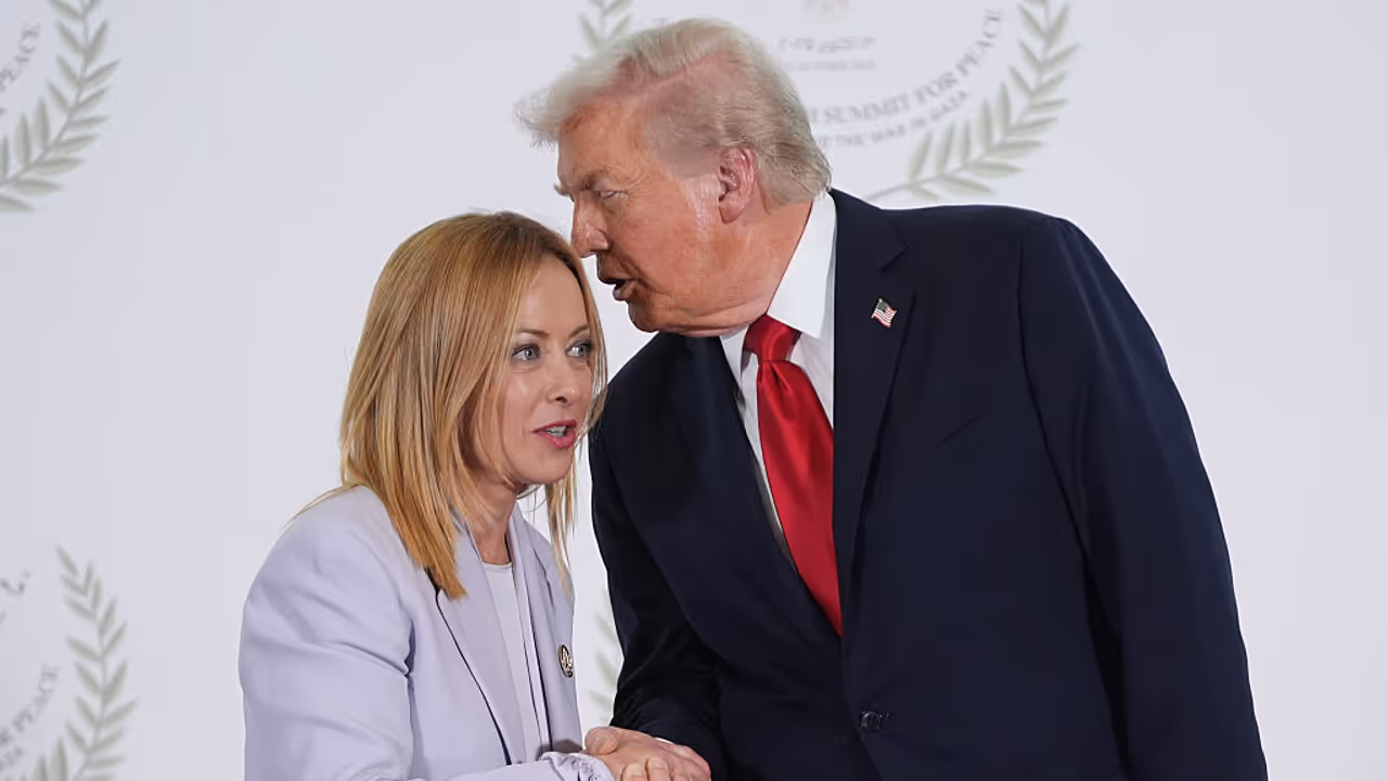Trump Meloni Trump Meloni