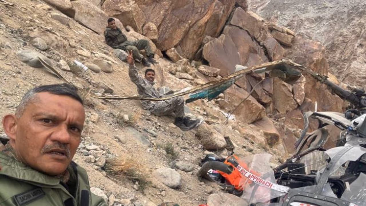 Ladakh helicopter crash Ladakh helicopter crash