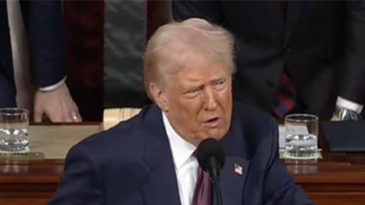 US President Donald Trump addresses joint session of Congress (Image Credit: YouTube/TheWhiteHouse) 