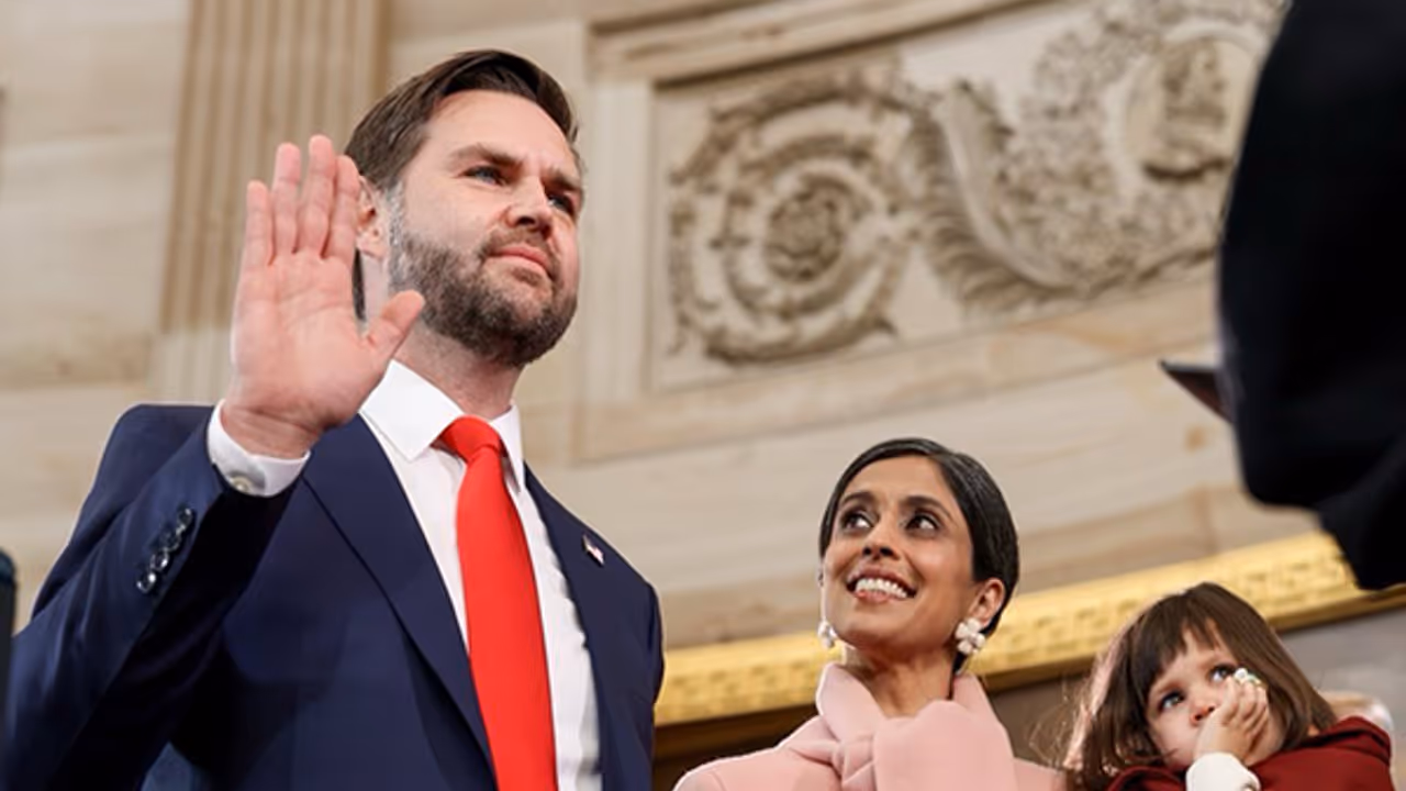 US Vice President JD Vance and Second Lady Usha Vance (Image: X@VP)