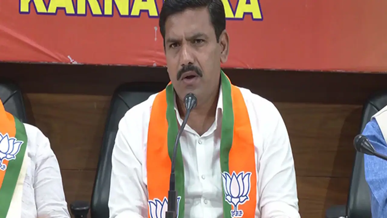 Karanataka BJP President, B Y Vijayendra (Photo/ANI)