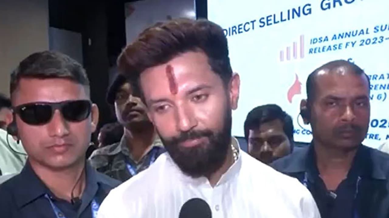Union Minister Chirag Paswan (Photo/ANI)