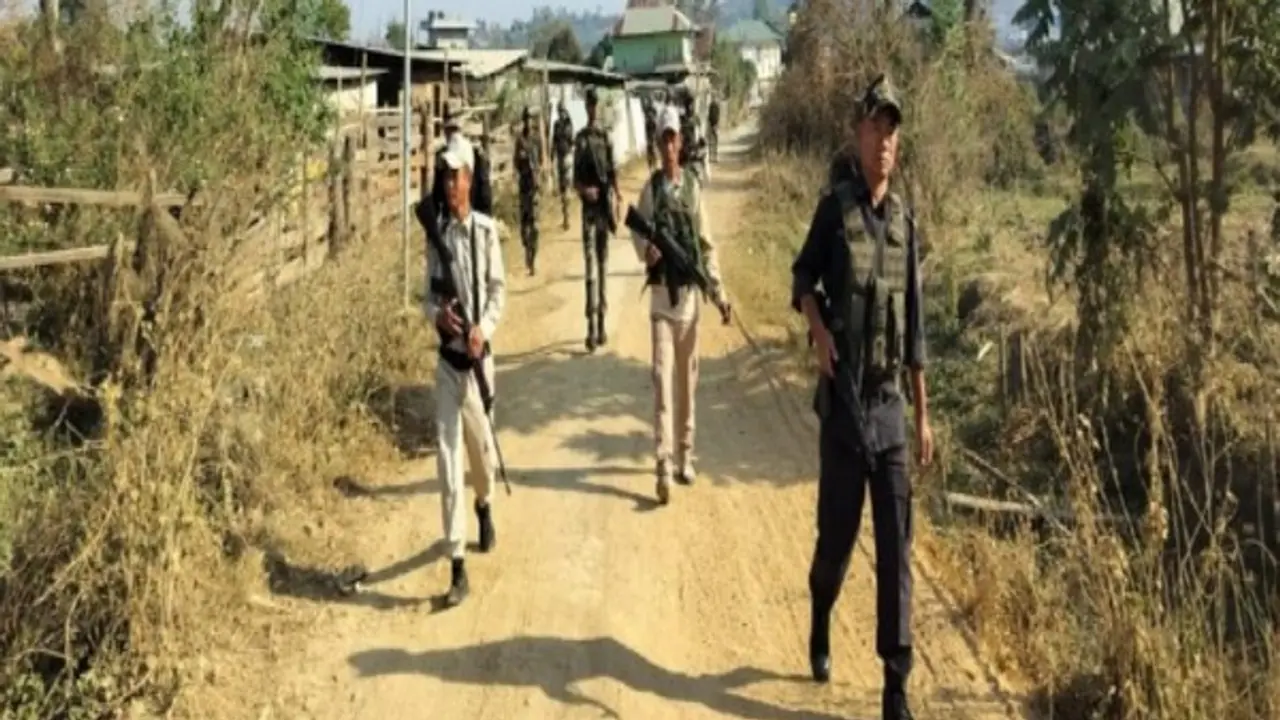 Manipur Police search operations and area domination. (Photo: Manipur Police)
