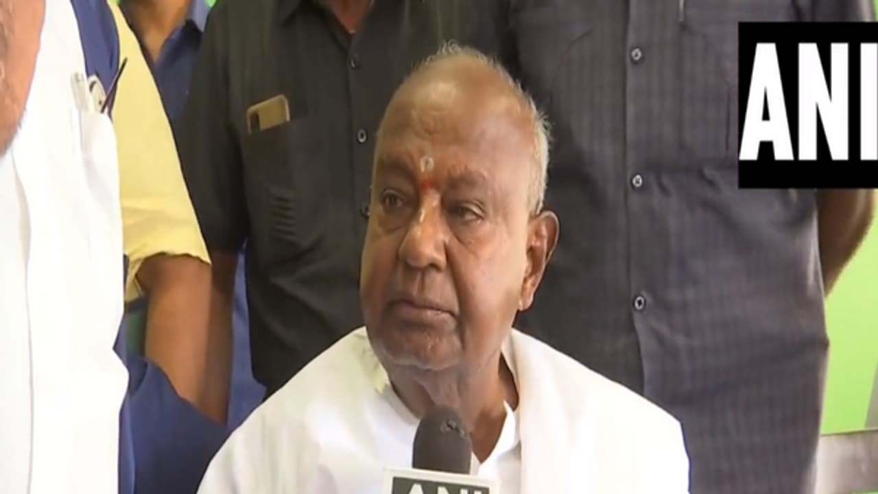 Former Prime Minister HD Deve Gowda (Photo/ANI) Former Prime Minister HD Deve Gowda (Photo/ANI)