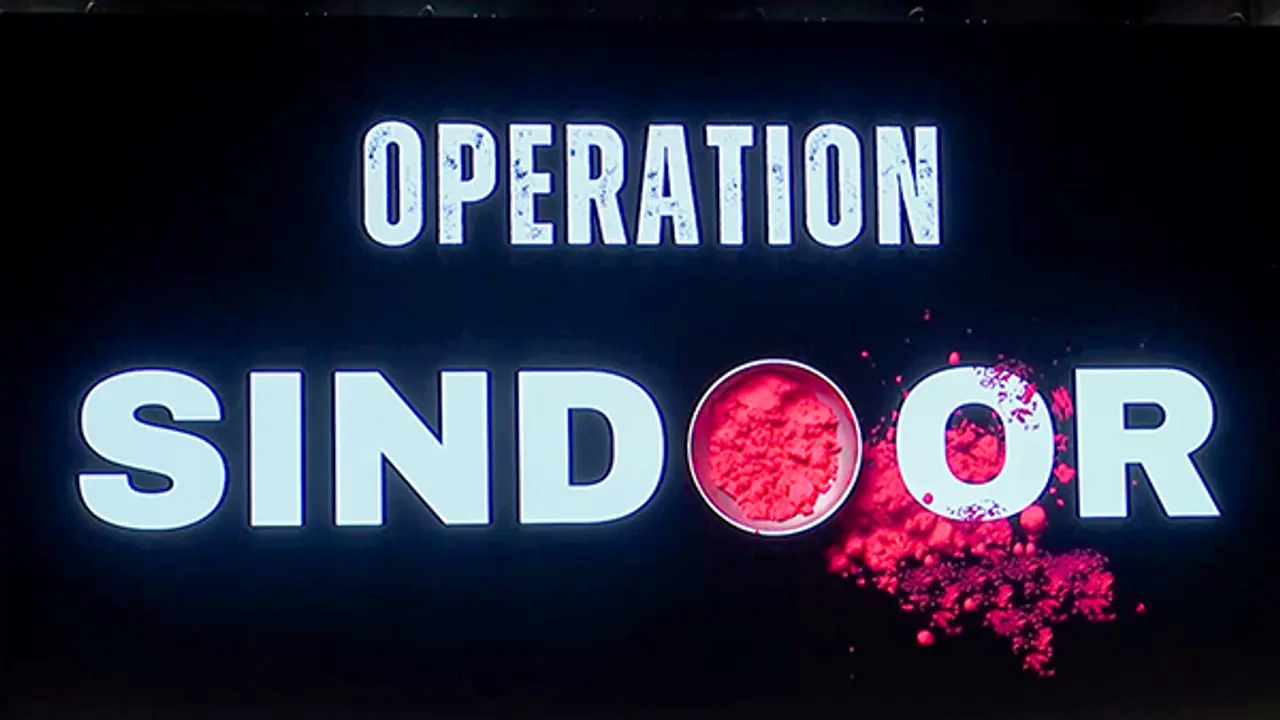 ‘Operation Sindoor' displayed on the screen during a press briefing (File Photo/ANI) ‘Operation Sindoor' displayed on the screen during a press briefing (File Photo/ANI)