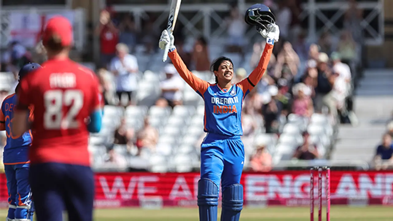 Smriti Mandhana. (Photo @BCCIWomen X)