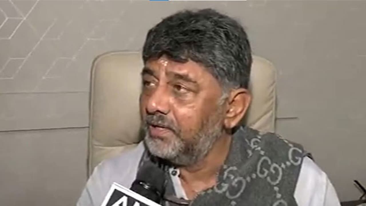 Karnataka Deputy Chief Minister DK Shivakumar (Photo/ANI)