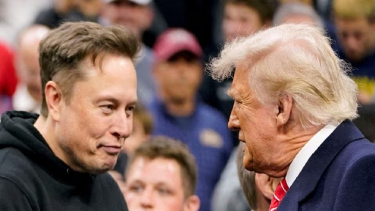 Elon Musk and US President Trump (File Photo/Source: Reuters)