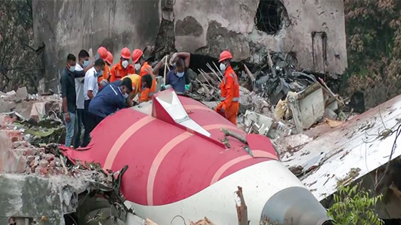 Visual from the site of plane crash site in Ahmedabad on June 12 (Photo/ANI) Visual from the site of plane crash site in Ahmedabad on June 12 (Photo/ANI)