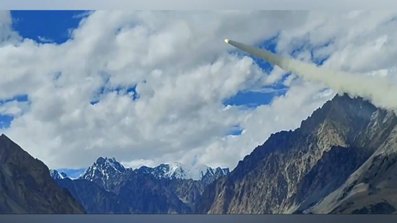 Successful trial of Akash Prime at High Altitude (Photo/ANI) Successful trial of Akash Prime at High Altitude (Photo/ANI)