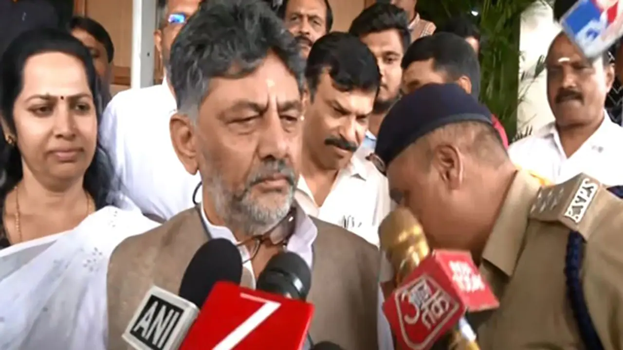 Karnataka Deputy CM DK Shivakumar. (Photo/ANI)